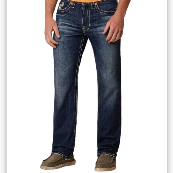 Big Star Other - Big Star Vintage Union Slim Straight Stretch Jeans 32R Detailed Stitching